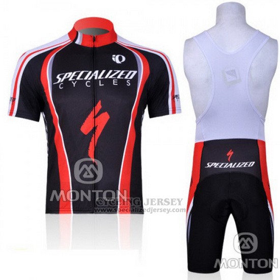 Men's Specialized RBX Comp Cycling Jersey Bib Short 2011 Black Red